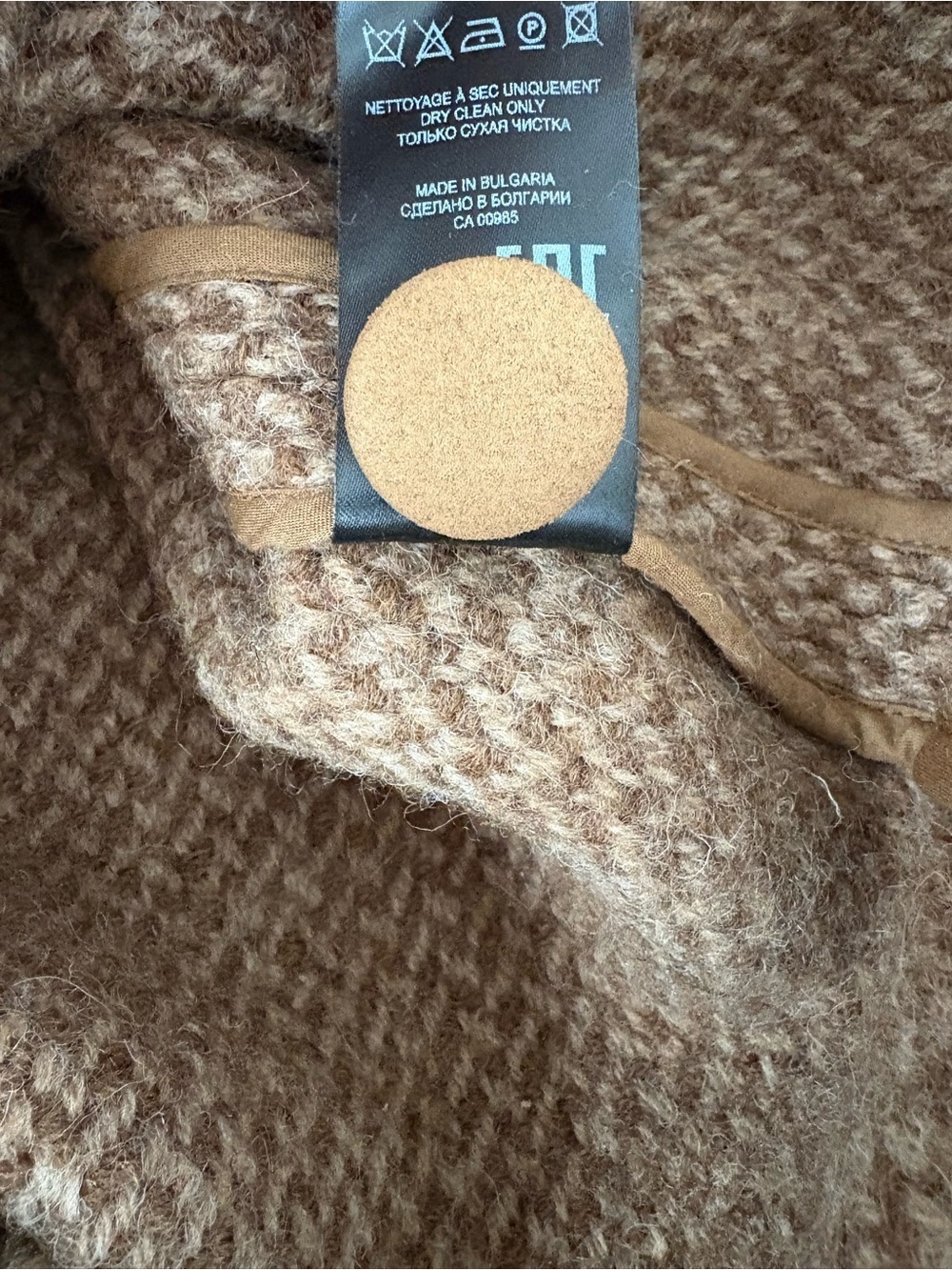 ISABEL MARANT ÉTOILE Sz 38 (US MEDIUM) Jelanyo Coat In Camel In Brown - Picture 11 of 14